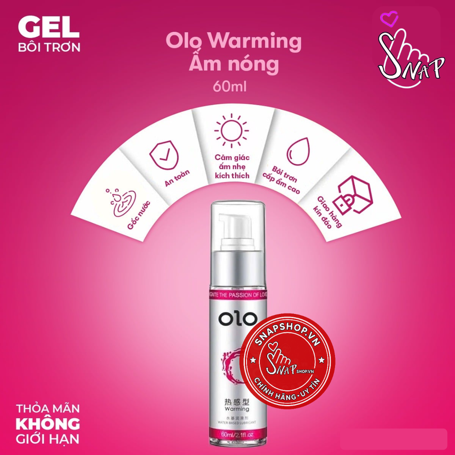 (Snapshop) Gel Bôi Trơn Ấm Nóng OLO Warming Chính Hãng