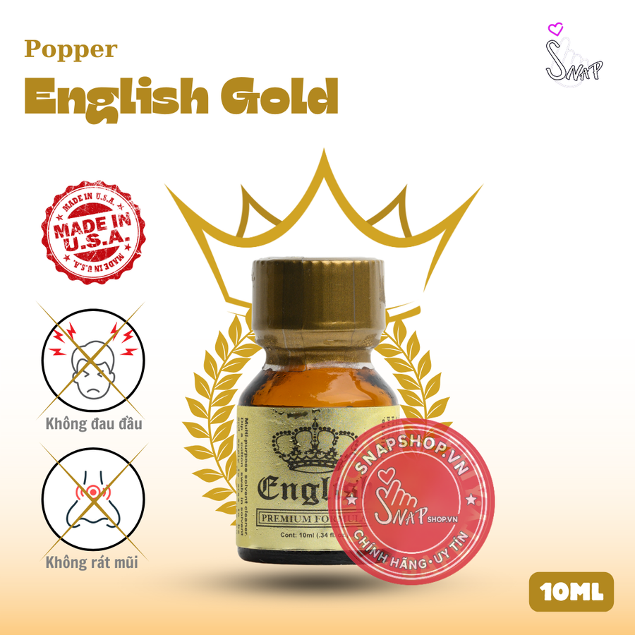 (Snapshop) Popper English Gold Chính Hãng
