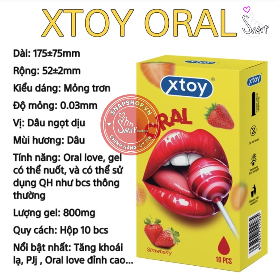 (Snapshop) Bao Cao Su Quan Hệ Miệng Xtoy Oral Chính Hãng
