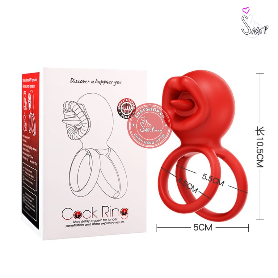 (Snapshop) Vòng Rung Dương Vật Cock Ring Điều Khiển App Chính Hãng