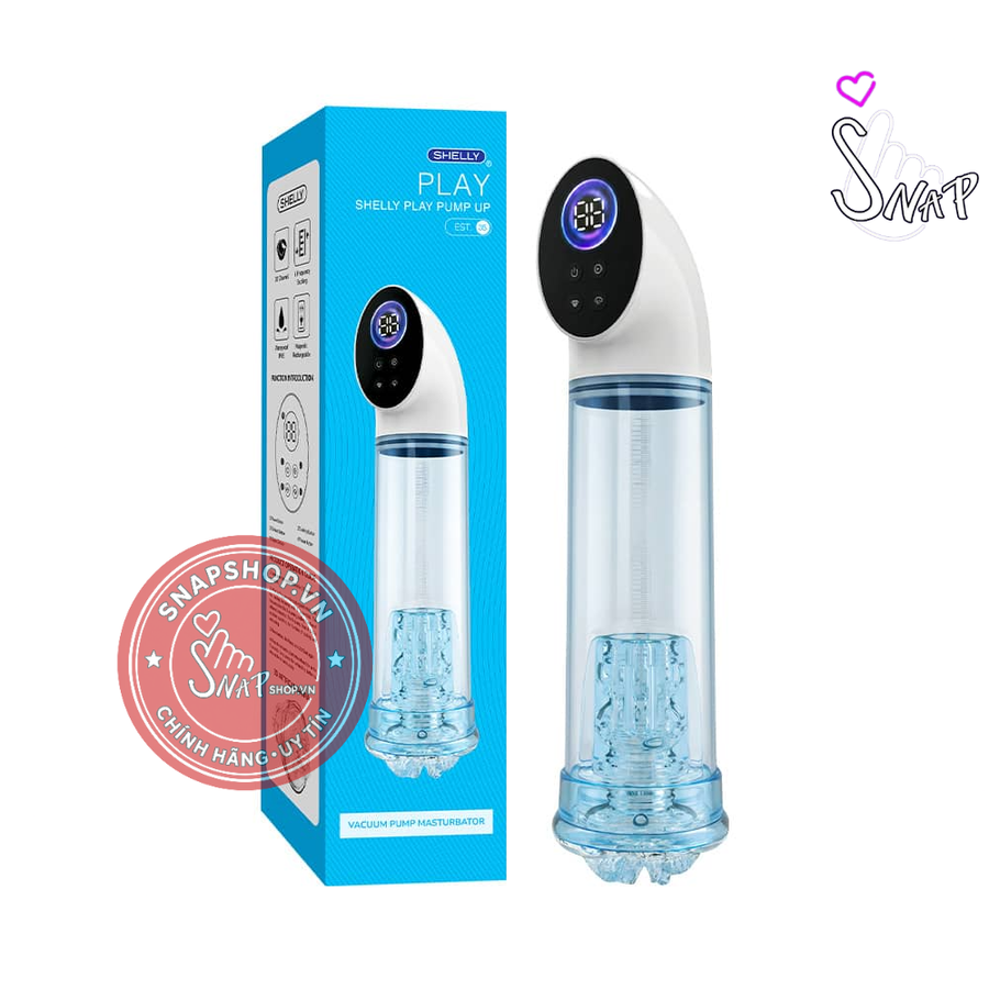 (Snapshop) Máy tập dương vật kết hợp Shelly Play Pump Up Chính Hãng