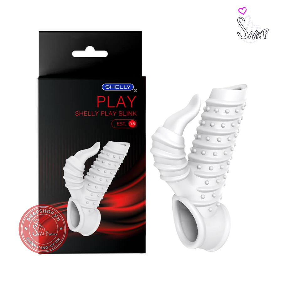 (Snapshop) Bao cao su đôn dên Shelly Play Slink hở quy đầu Chính Hãng
