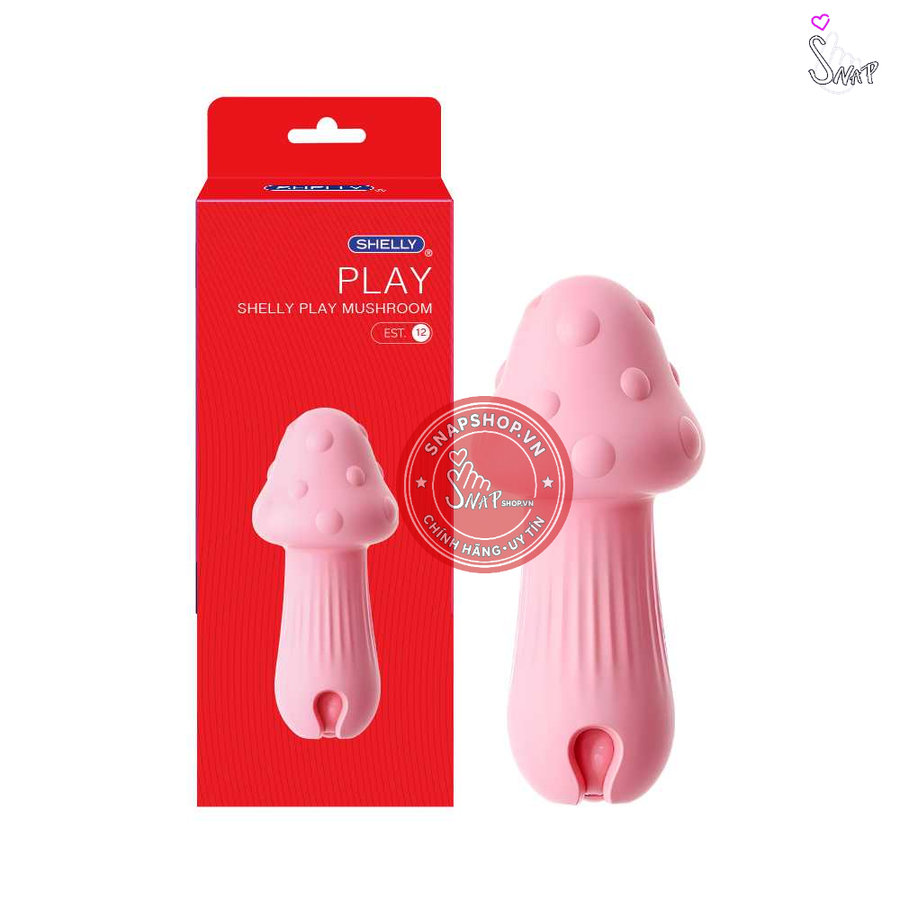 (Snapshop) Máy massage hình nấm Shelly Play Mushroom Chính Hãng