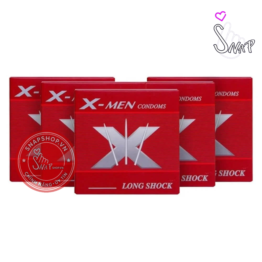 (Snapshop) Bao cao su X-men - Bi to và gai li ti - Hộp 1 cái Chính Hãng