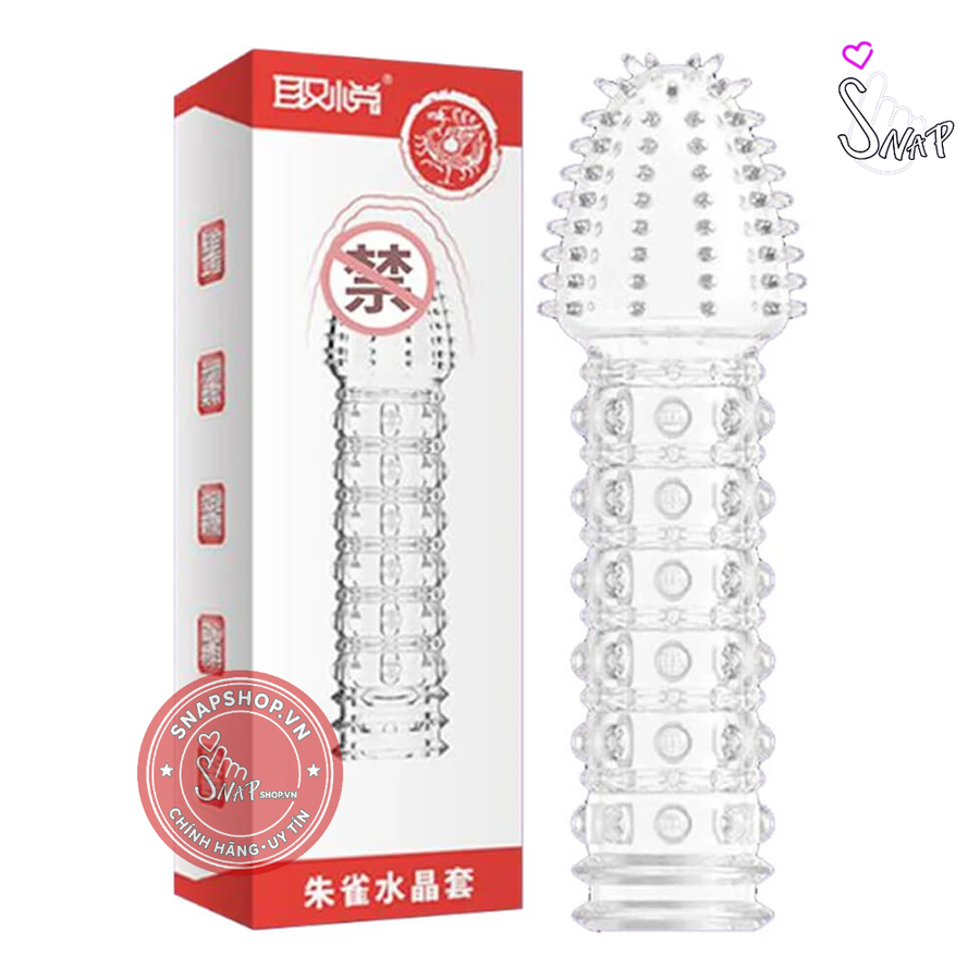 (Snapshop) Bao cao su đôn dên Aichao - Hộp màu cam Chính Hãng
