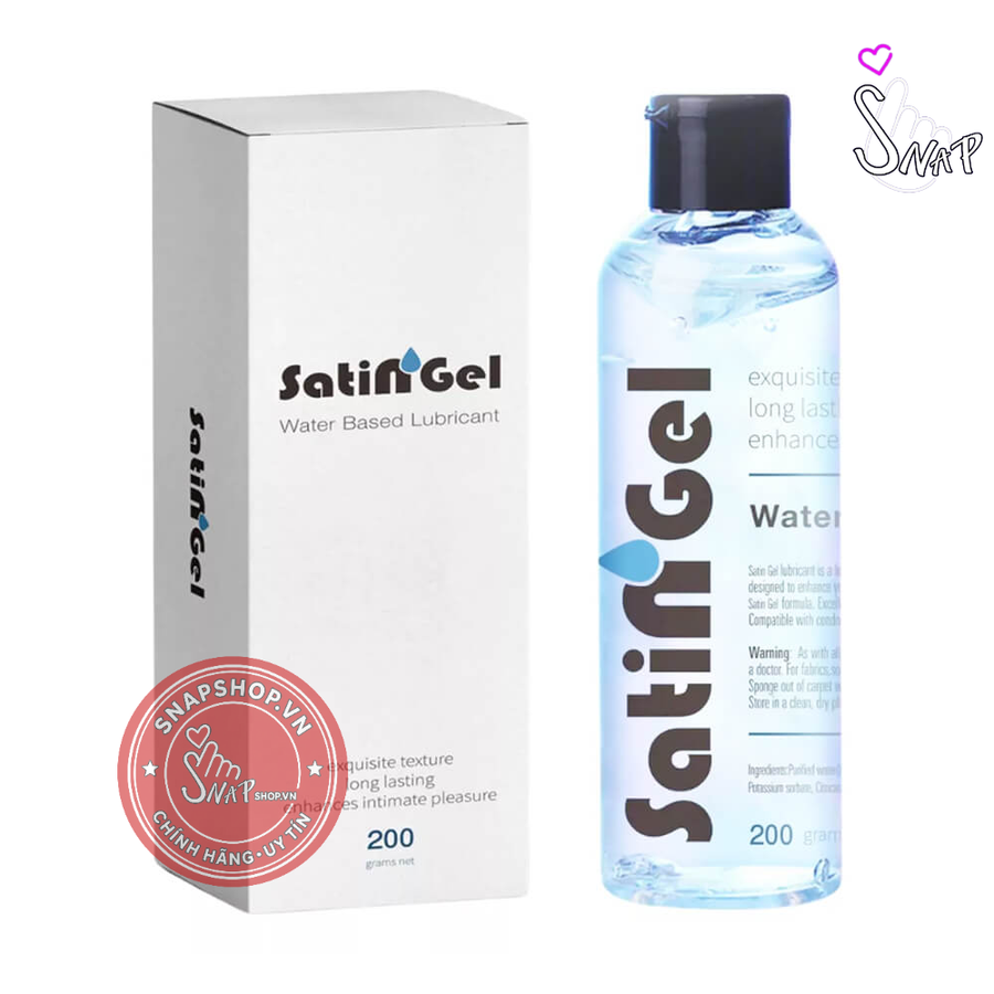 (Snapshop) Gel bôi trơn Satin - Chai 200g Chính Hãng