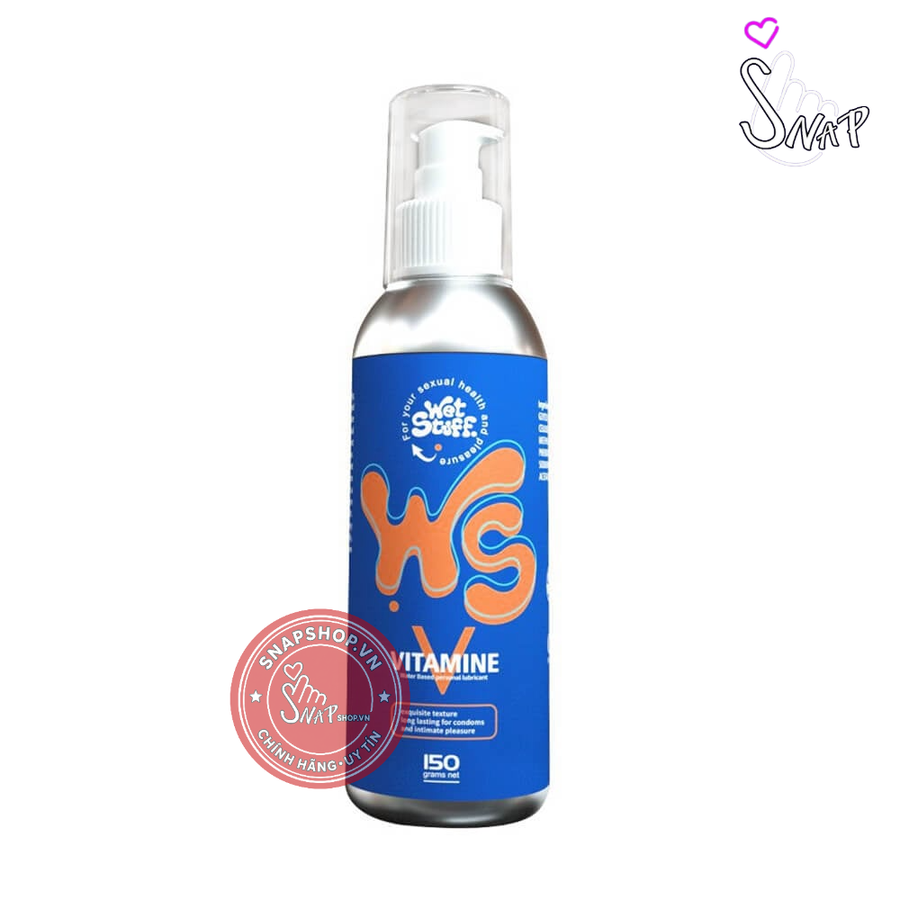 (Snapshop) Gel bôi trơn Wet Stuff Vitamine - Chai 150g Chính Hãng