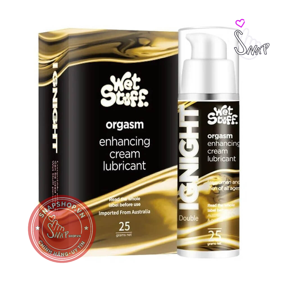 (Snapshop) Gel bôi trơn tăng khoái cảm nữ Wet Stuff Double Strength - Chai 25g Chính Hãng