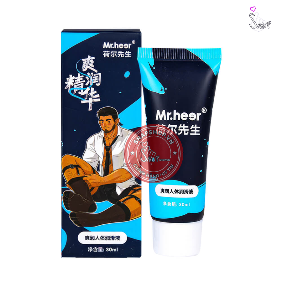 (Snapshop) Gel bôi trơn dành cho Gay Mr. Heer Black - Chai 30ml Chính Hãng
