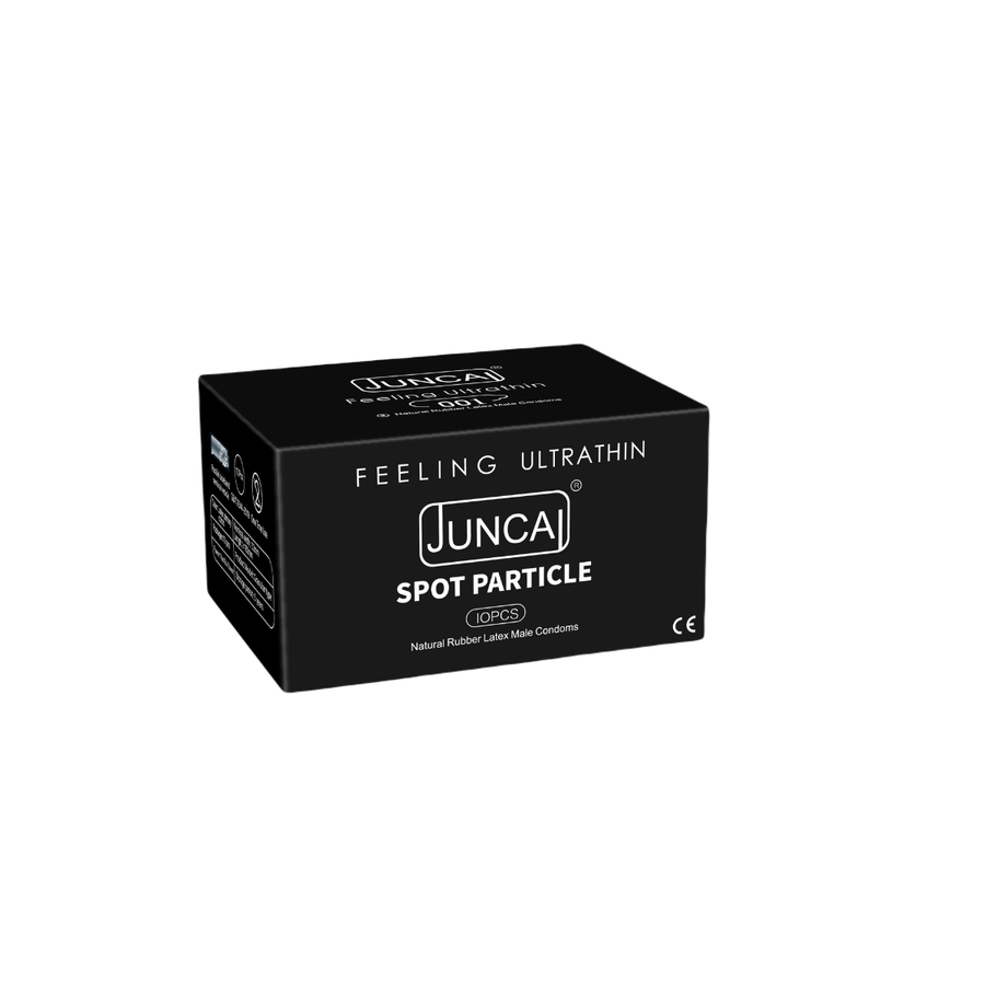 Bao cao su Juncai Spot Particle siêu mỏng 001, gai nhỏ, Hộp 10 bao