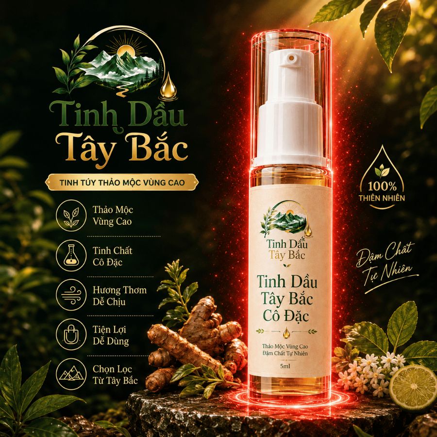 Tinh Dầu Tây Bắc Loại Cô Đặc , Đậm Đặc Loại 1 TOP Bán Chạy Ưa Dùng