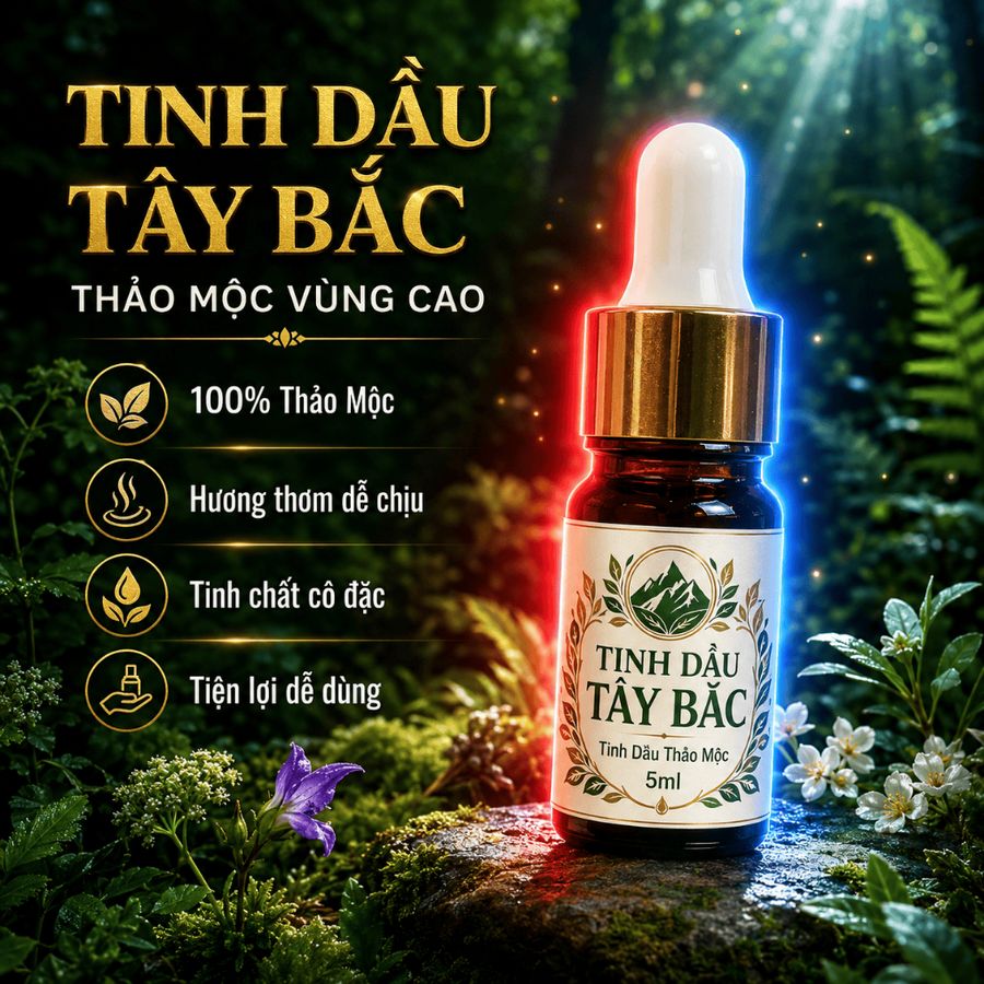 Tinh Dầu Tây Bắc Lọ Serum Cao Cấp Tiện Lợi Dễ Sử Dụng Giá Siêu ƯU ĐÃI 773176
