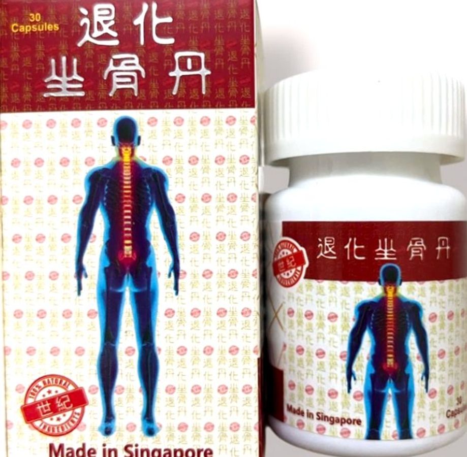 Viên uống đau nhức xương khớp Thoái hoá toạ cốt đơn - Giải Pháp Giảm Đau Khớp Từ Thiên Nhiên - Hộp 30 Viên Xuất Xứ Sin