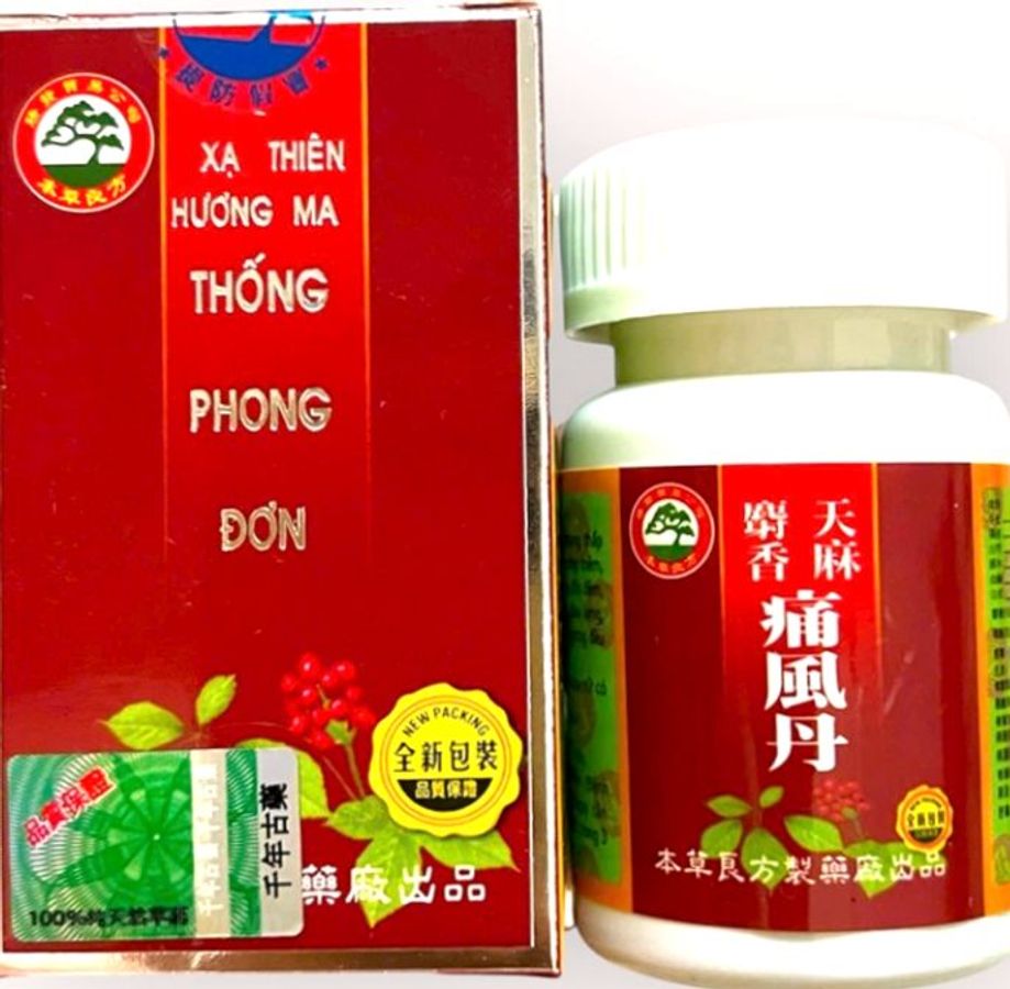 Viên uống Xạ hương thiên ma thống phong đơn xuất xứ Malaysia hỗ trợ đau lưng, nhức xương, phong thấp, viêm khớp - Hộp
