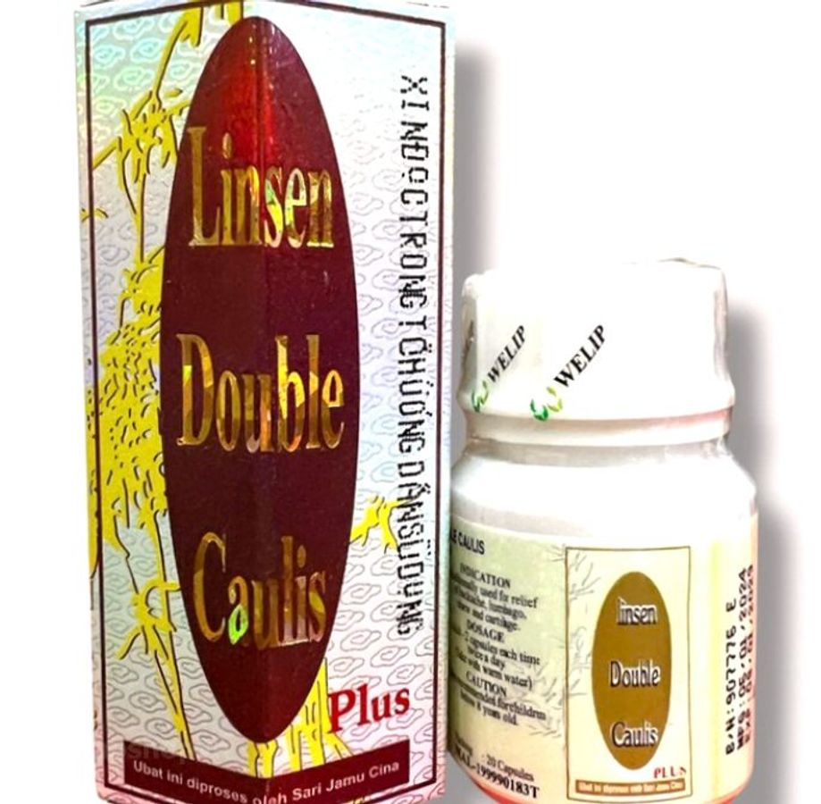 Viên uống Linh tiênn song đằngg tố - Linsenn Double Cauliss Plus - Xuất xứ Malaysia - Hộp 20 Viên - Mã 1505 - Loại xịn