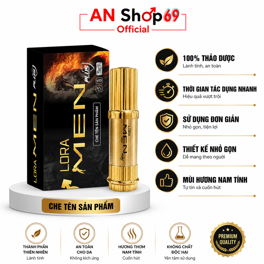 Loramen chính hãng loại xịt thơm 6ml Nam giới ưa dùng