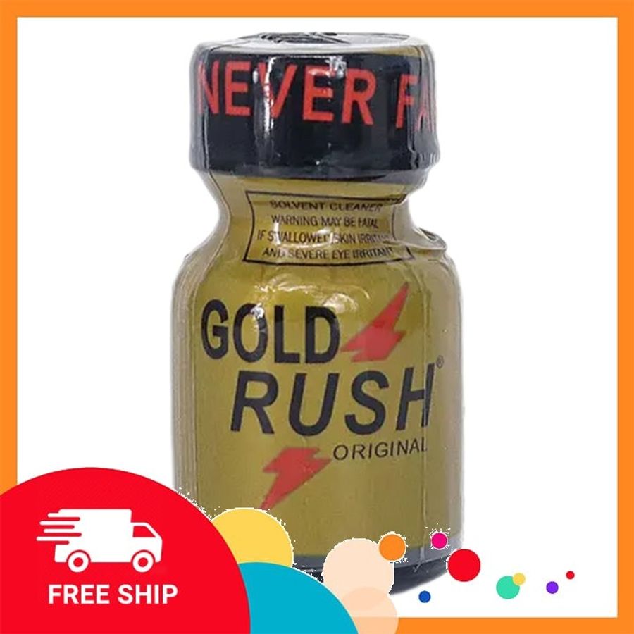 (Che Tên Khi Giao) Popper Gold Rush USA 10ml Chính Hãng PWD Hộp Trắng Kín