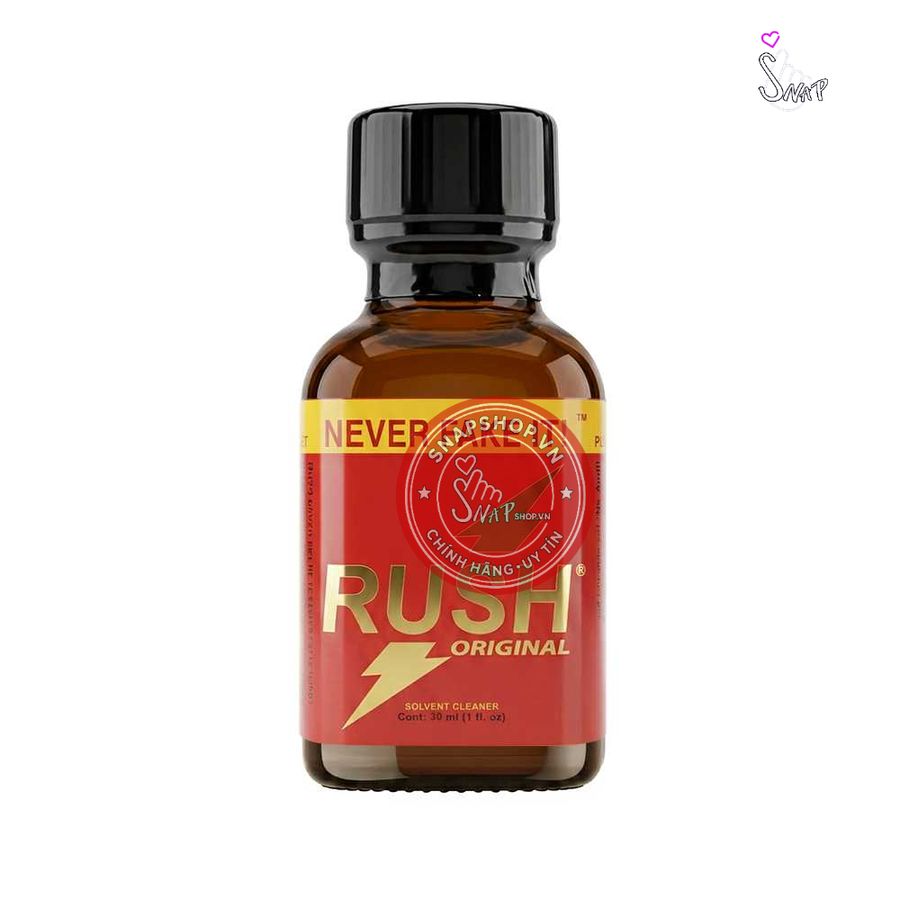 Chai hít tăng khoái cảm Popper PWD USA Rush Original Red - Chai 30ml Chính Hãng