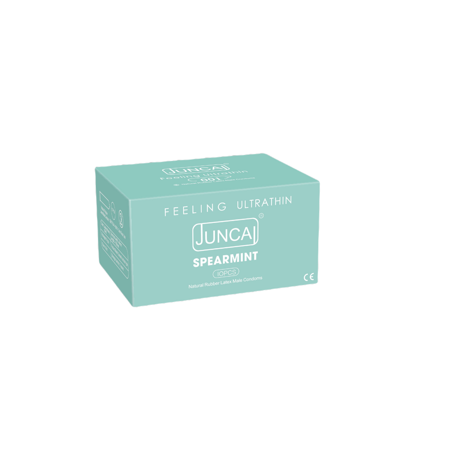 Bao cao su Juncai Spearmint siêu mỏng 001, ôm sát, hương bạc hà