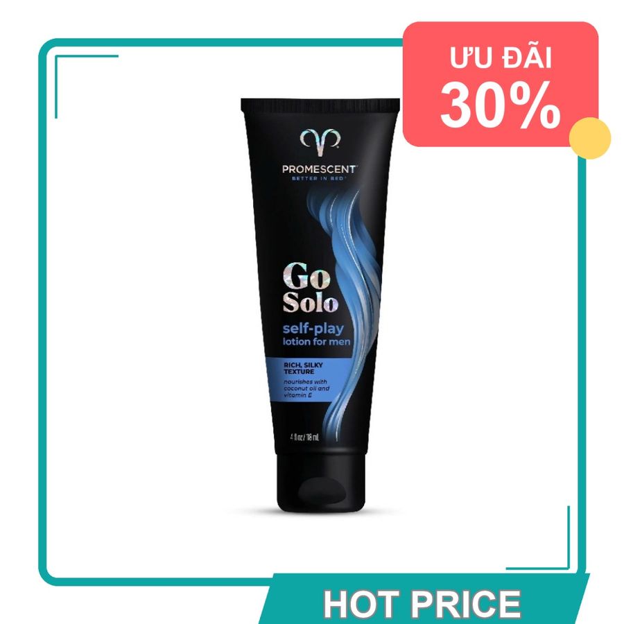 Hàng Chuẩn Gel Bôi Trơn Cho Nam Giới Promescent Go Solo Self Play - US