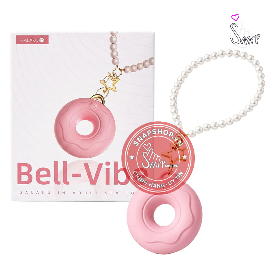 (Snapshop) Trứng rung hình bánh donut Galaku Bell-Vibe Chính Hãng