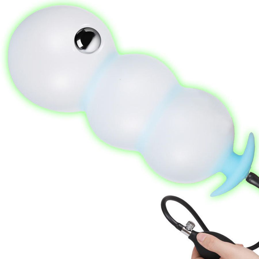 Plug Bơm Ass Lên Đến 13cm Dạ Quang/Đen