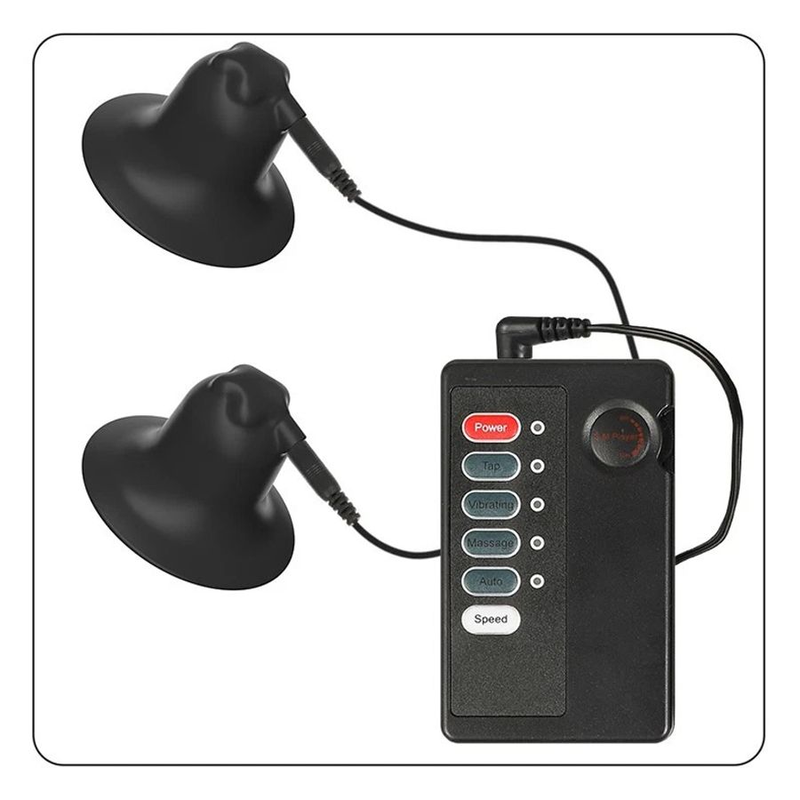 Dụng Cụ Kích Thích Hút Vú Kích Điện Cao Su