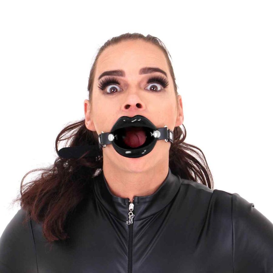 Ball Gag Khóa Hàm Hình Môi
