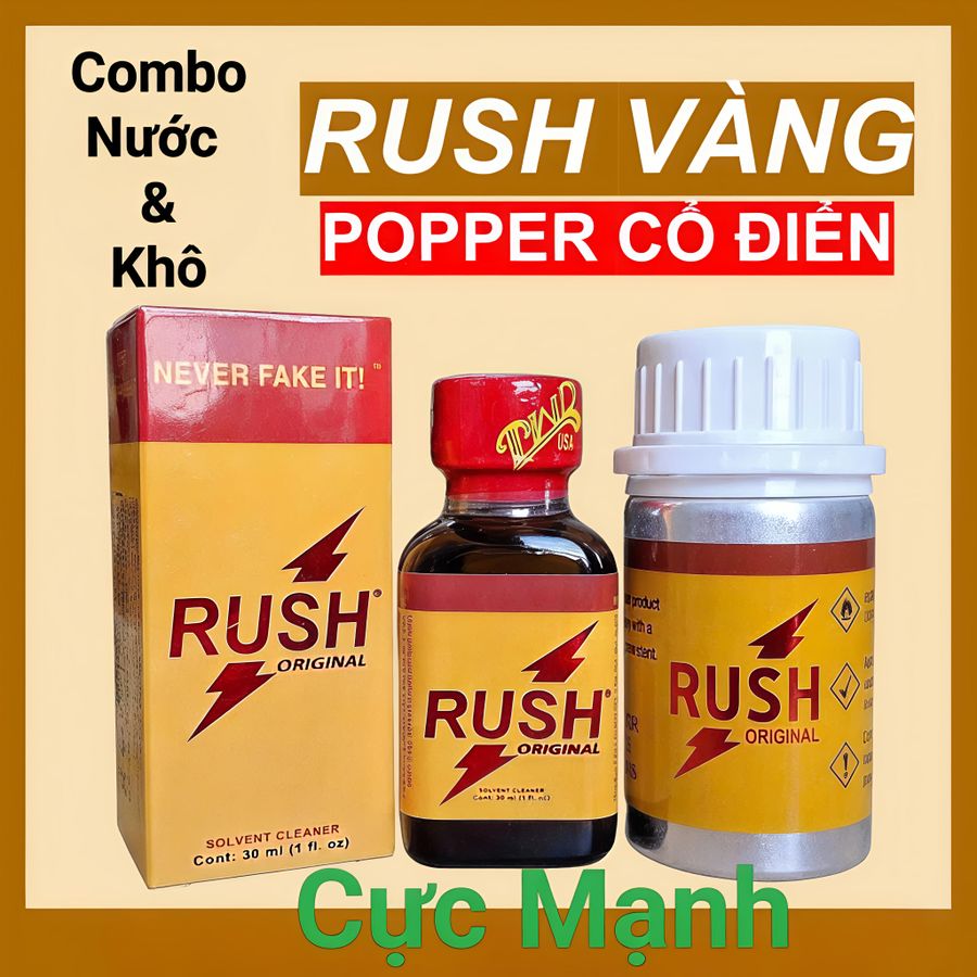 (Che Tên Khi Giao) Combo 2 chai Popper khô 60ml và nước 30ml, Dòng Usa, Cao Cấp Cực Mạnh, Che Tên Cao Cấp Bảo Đảm