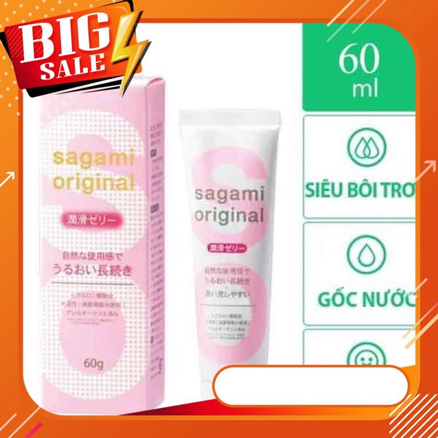 ɡel Bôi Trơn Sagami Original Cho Cảm Xúc Thăng Hoa - 60g