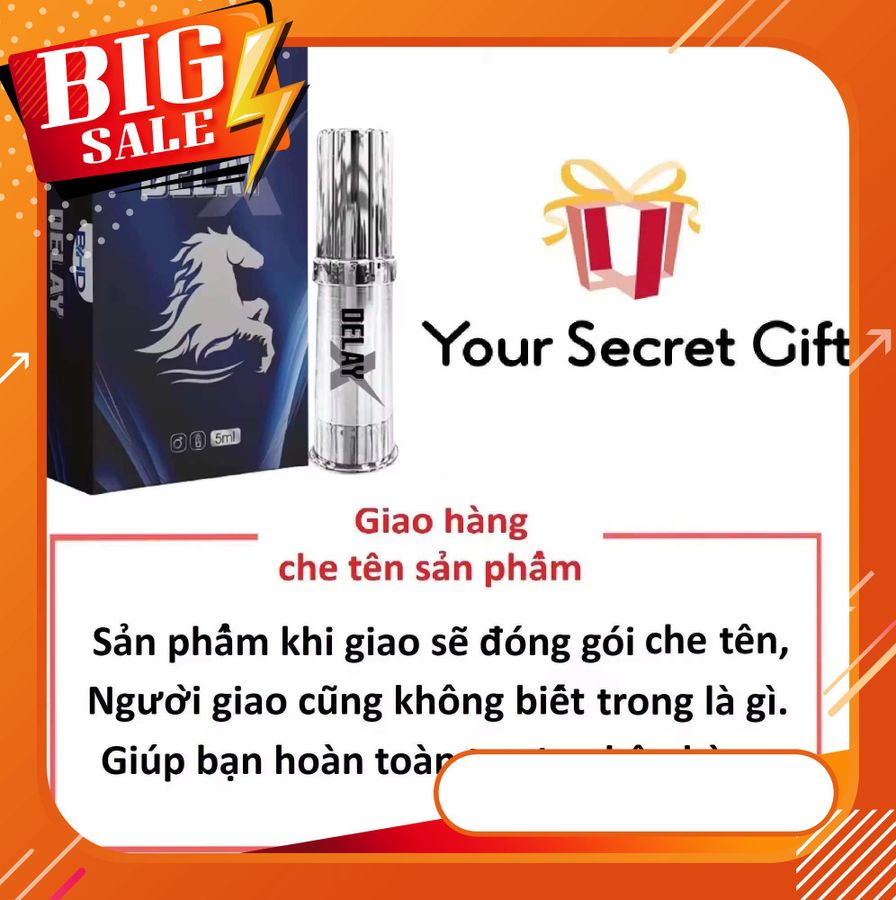Combo 2 chai xịt nhỏ giọt B.H.D Delay X (5ml) hiệu quả nhanh, tiện lợi