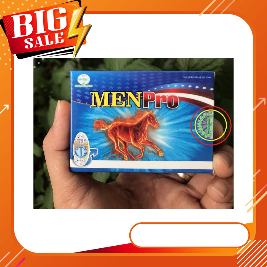 Viên Uống M.e.n.p.r.o Tăng Cường Sinh Lực, Tráng Dương và Tăng Ham Muốn Cho Nam Giới Chính Hãng