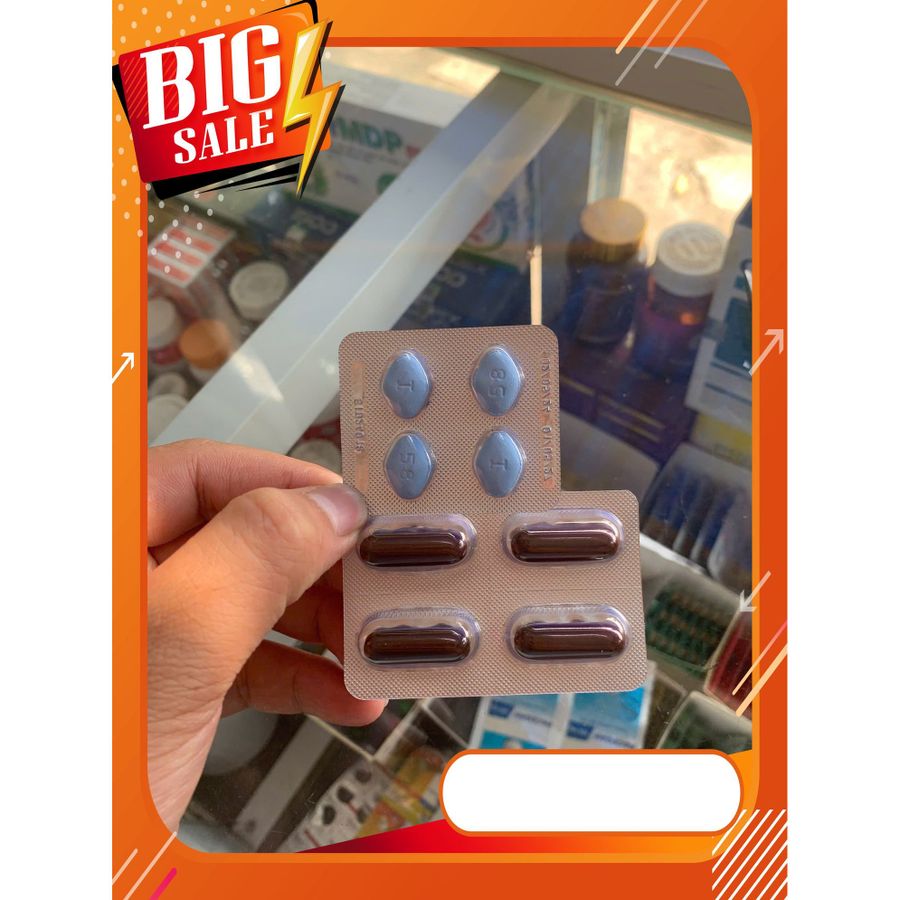 Vỉ YÊU 4 viên cho ANH EM 100mg (tặng kèm 4 viên thuoc bổ)