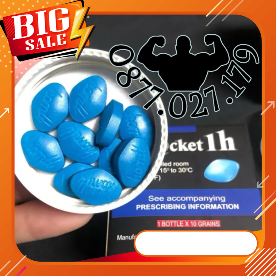 [Loại Mạnh ƞhất] Hộp 10 viên Rocket 1H - Giúp tăng cường sức khỏe cho nam - Kéo dài thời gian đến 60 phút