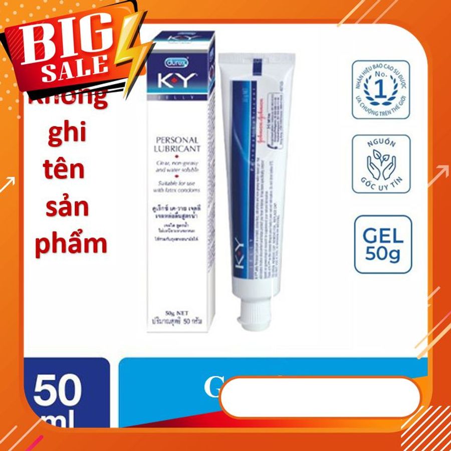 ɡel bôi trơn Durex KY Tuýp 50ML Cao Cấp Hàng Chính Hãng ( Che Tên Khi Giao Hàng )