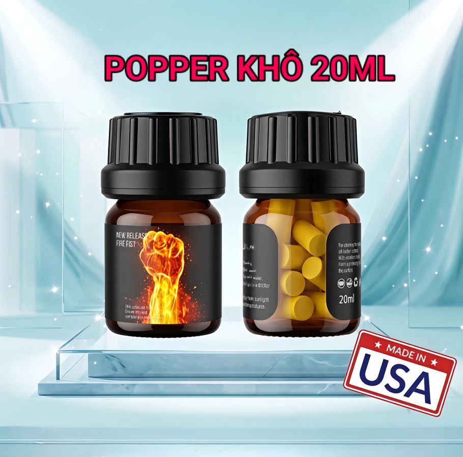 Popper khô 20ml USA Dòng Cực Mạnh cho ng lờn,che tên 