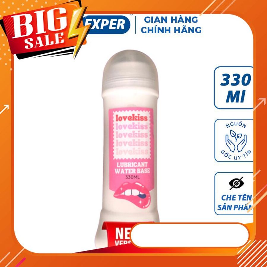 ɡel tinh trùng LOVE KISS 330ml, ɡel bôi trơn tinh trùng siêu trơn mượt giúp tăng khoái cảm