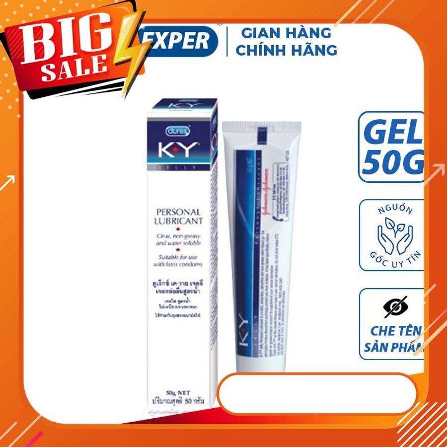 ɡel bôi trơn Durex Ky Jelly 50g (New), ɡel bôi trơn quan hệ gốc nước giúp bôi trơn quan hệ 797656