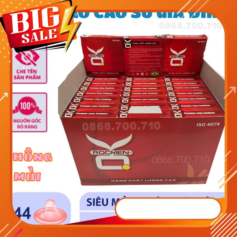 Hộp lớn 144 chiếc Bao cao su gia đình không mùi - nhiều bôi trơn - tiết kiệm chi phí 797717