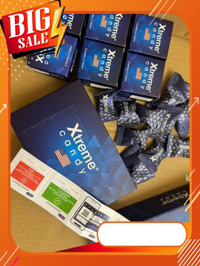 Hộp 5 Viên Kẹo Xtreme USA Hồng Sâm Hương Cà Phê - Hỗ trợ tăng cường sinh lý