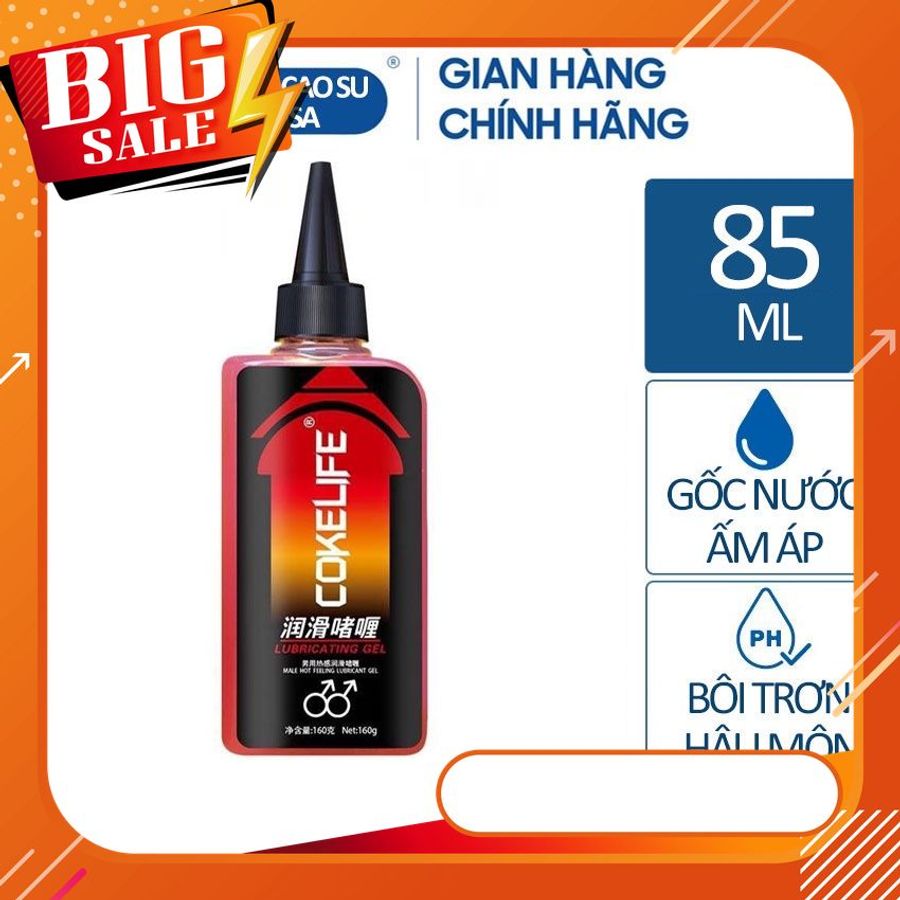 Gel hỗ trợ trong QHTD dành cho cửa sau CokeLife SuperMan 85ml- Gốc nước