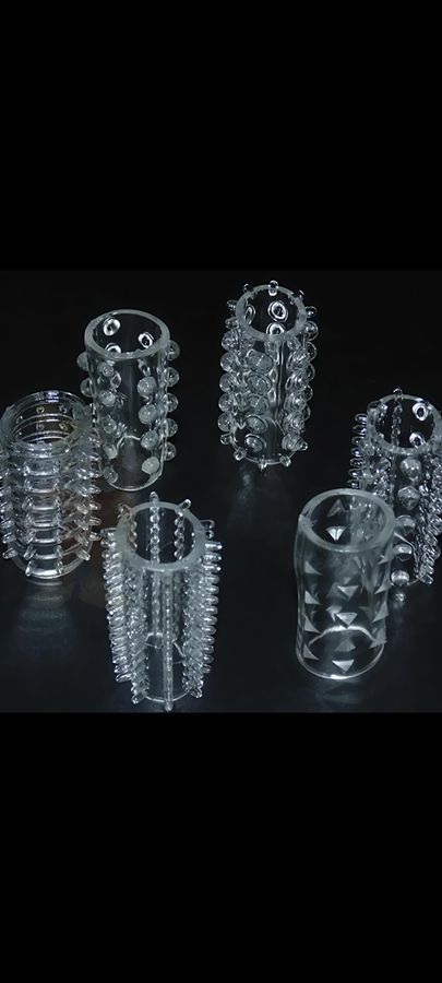 Bao đôn dương vật, bộ 6 cái , silicon cao cấp, dễ rửa, tái sử dụng, che tên 