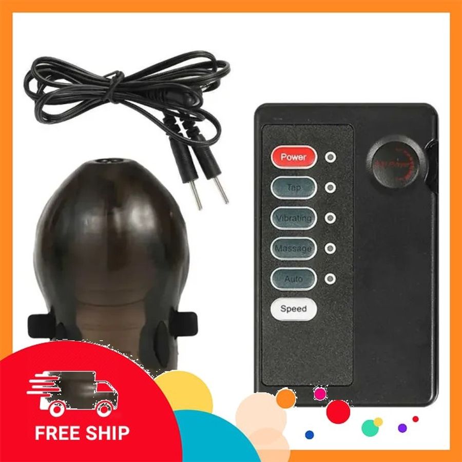 (Che Tên Khi Giao) Dụng Cụ Kích Điện Đầu Dương Vật Cực Mạnh - Snapshop