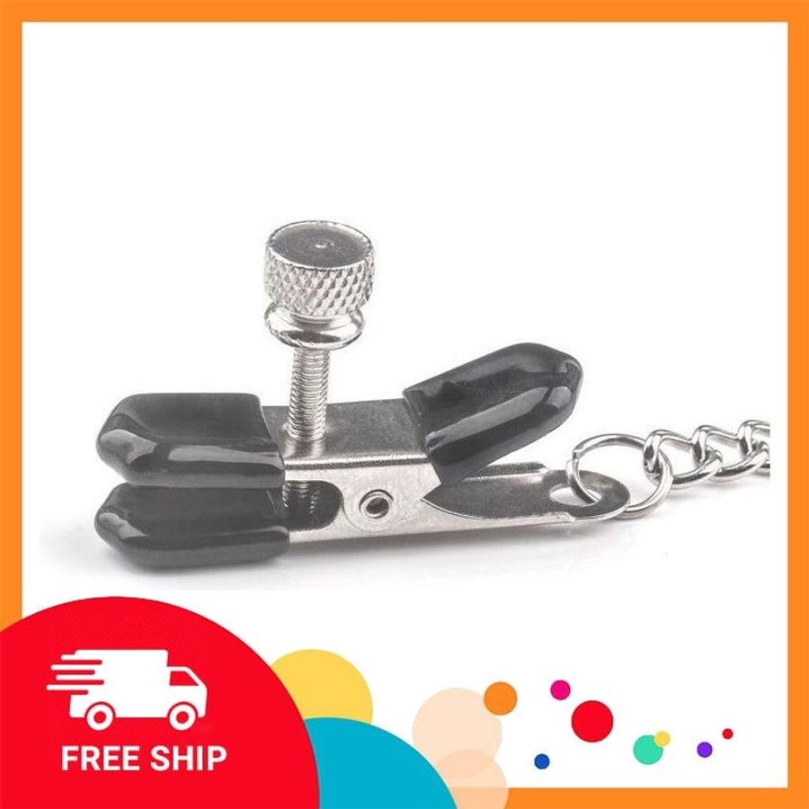 (Che Tên Khi Giao) Kẹp Vú Chặt Bản Dày Đẹp Inox Núm Cao Su - Hàng Mới Về
