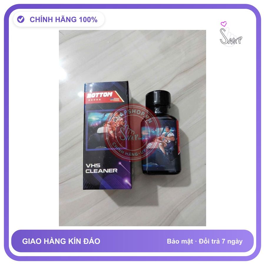 (Che Tên) Chai hít Popper 30ml USA, Cho Bot, Giúp Tăng cảm giác, Hỗ Trợ Giảm Đau, Sướng Lâu Hơn, Che Tên Cao Cấp Bảo Đảm