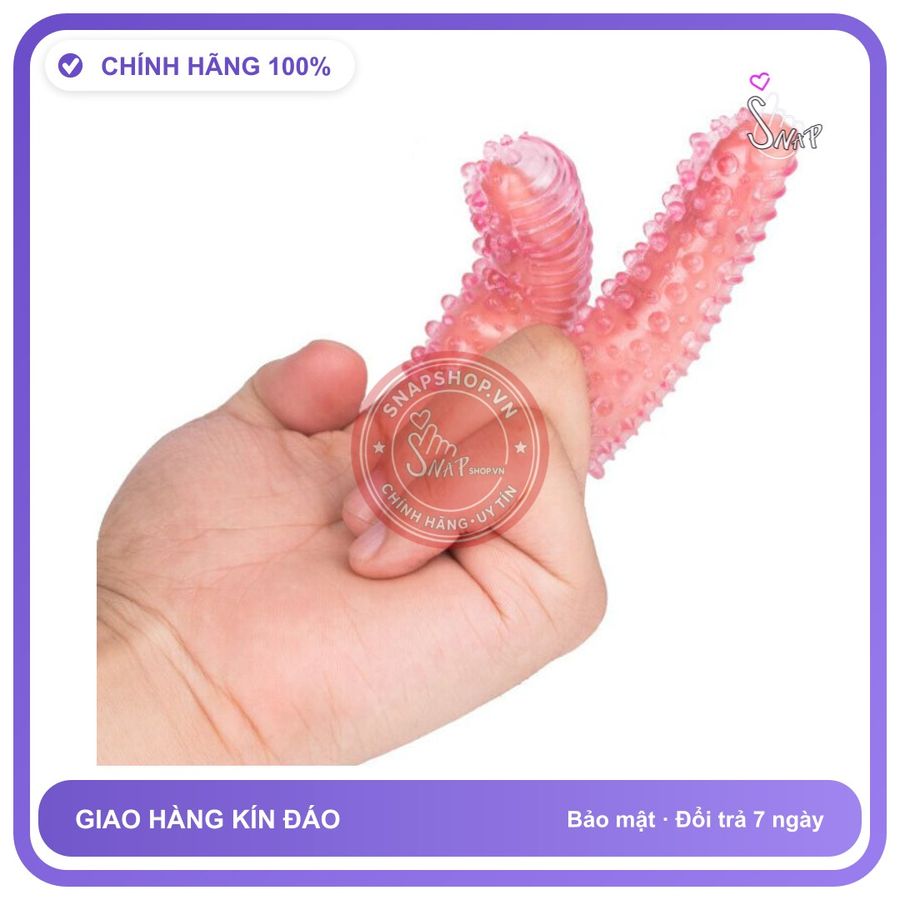 (Che Tên) Bao Cao Su Ngón Tay Có Gai Li Ti Mềm Giao Nhanh Toàn Quốc