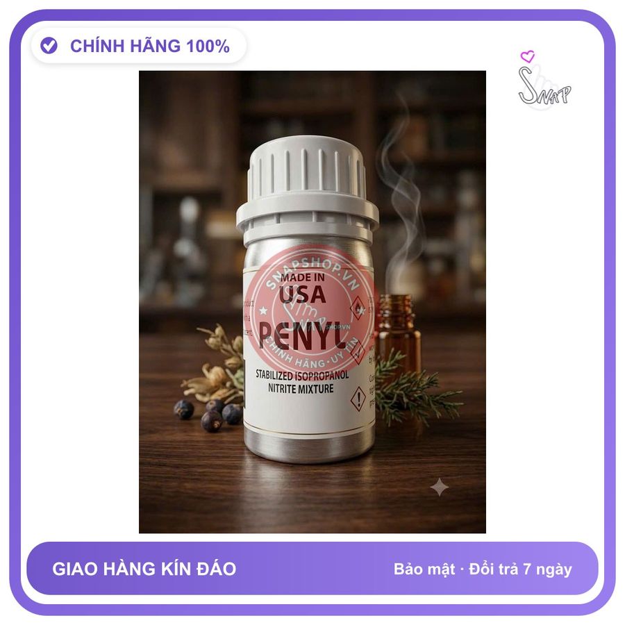 (Che Tên) Popper khô USA, Mẫu Cao Cấp, Cho Khoái Mạnh, Giúp Phê Lâu Hơn Hộp Trắng Kín