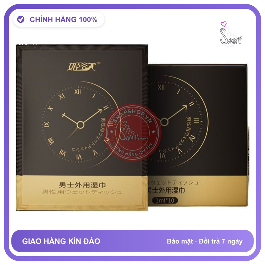 (Che Tên) Khăn Giấy thiên nhiên Lau kéo Dài Thời Gian Quan Hệ - Snapshop