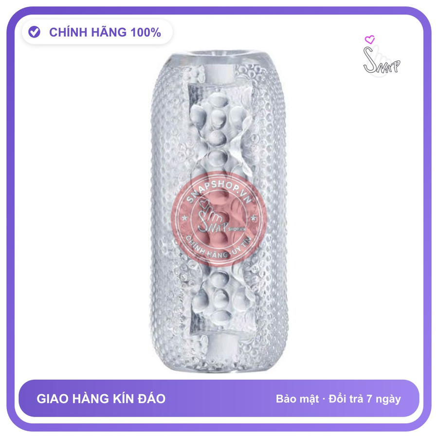 (Che Tên) Âm Đạo Giả Trong Suốt Có Vỏ Nhựa Nhỏ Gọn Tiện Lợi Roselex Hỗ Trợ 24/7