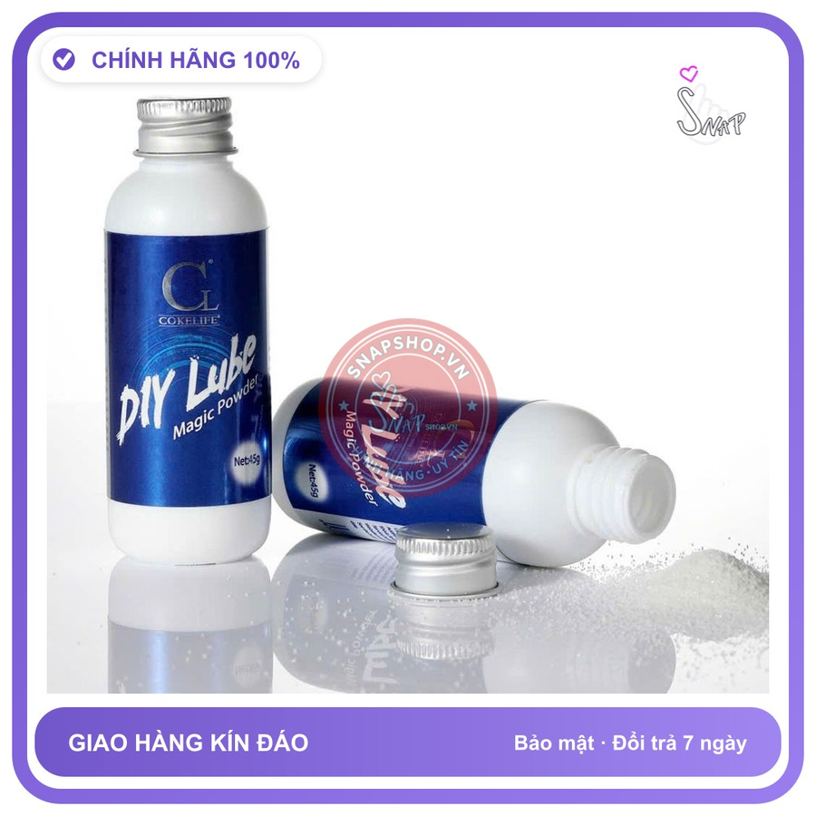 (Che Tên Khi Giao) Bột Gel Cokelife DIY Lube Magic Powder Pha Nước Tiện Lợi 45g - Snapshop